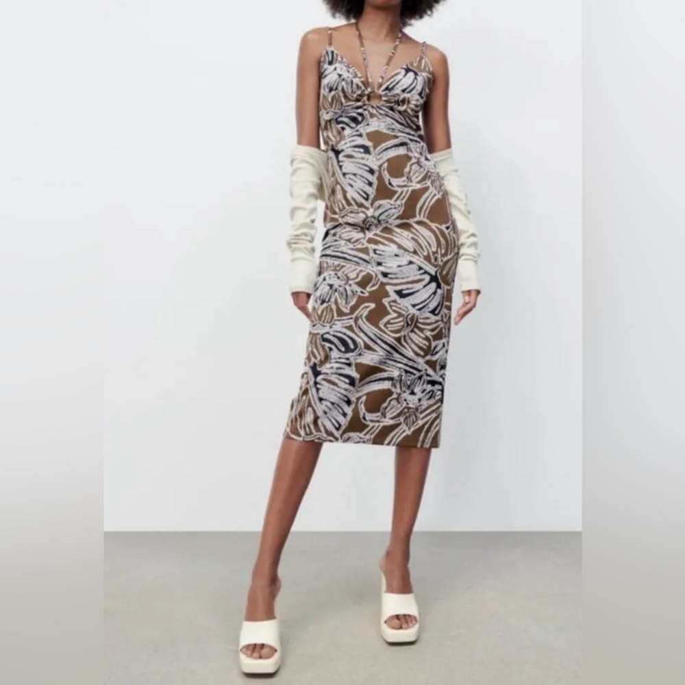 Zara Jacquard Dress